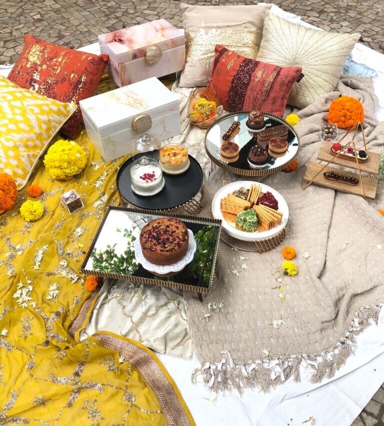 Picnic at home on Valentine’s Day